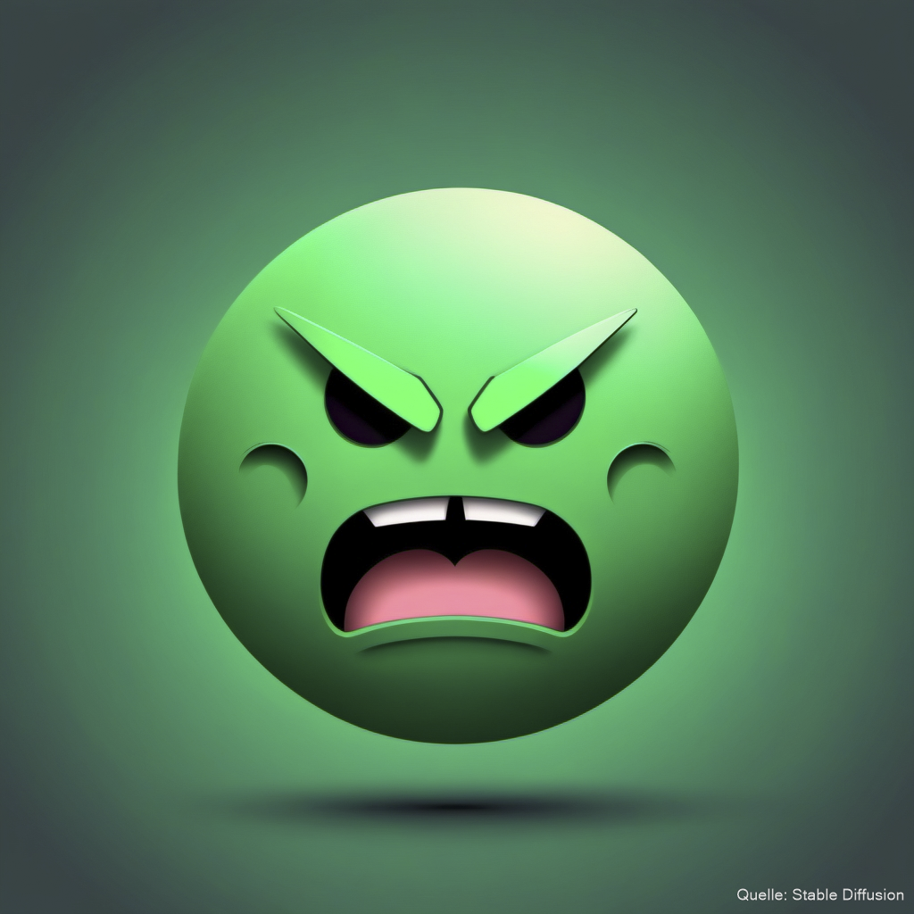 Wütender Emoji